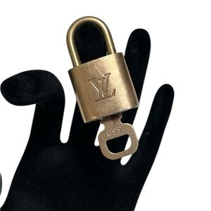 Louis Vuitton Brass Padlock with Key #330